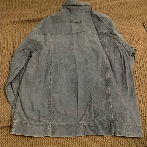 Vintage zip up denim shore jacket - Picture 3 of 3